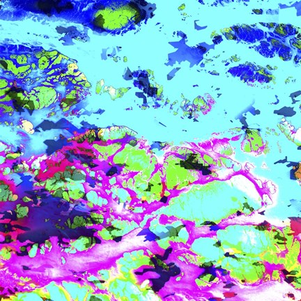 Framed Bright Scarf 2 Print