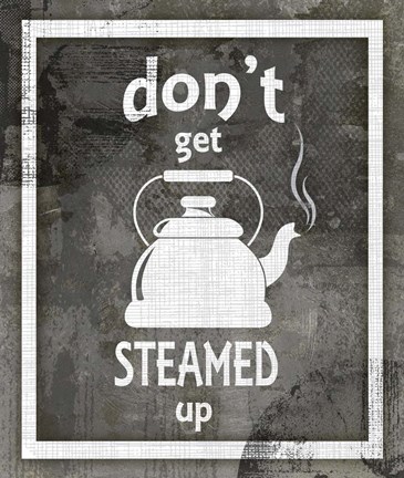 Framed Farm Sign Steamed Up Print