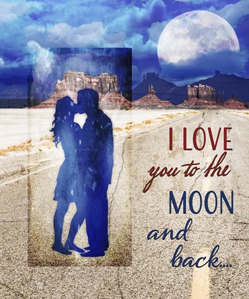 Framed Love Signs V3 Print