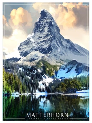 Framed Matterhorn Print