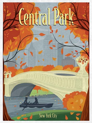 Framed Central Park Print