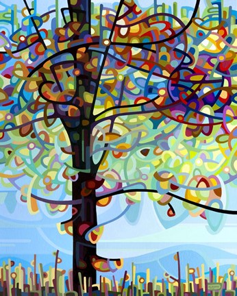 Framed Along The River Print