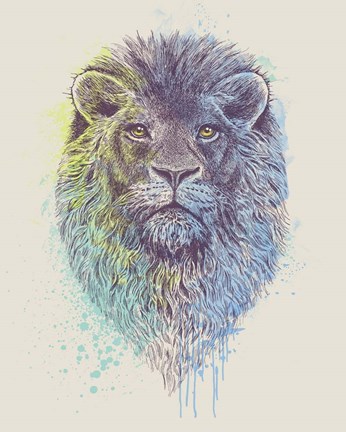 Framed Lion King Print