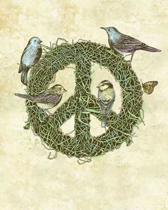 Framed Peace Talks Print