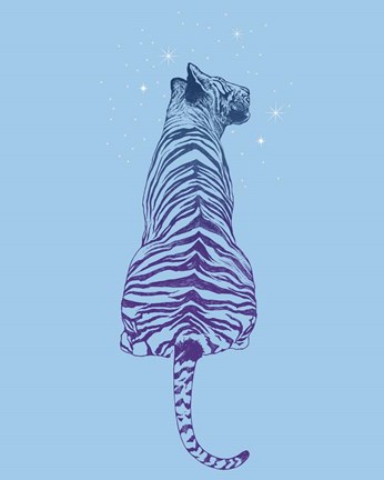 Framed Tiger Wonder Print