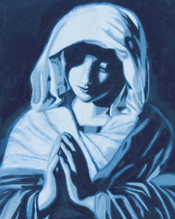 Framed Virgin Mary Print