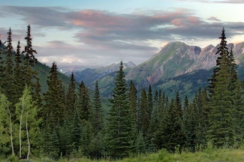 Framed Dusk Near Ouray Print