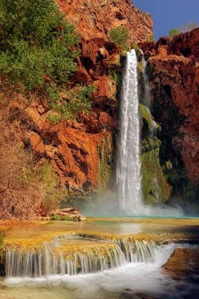 Framed Mooney  Falls Print