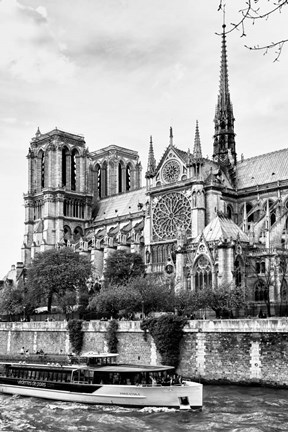 Framed Notre Dame Cathedral II Print