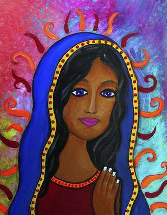 Framed Our Lady Of Guadalupe Print