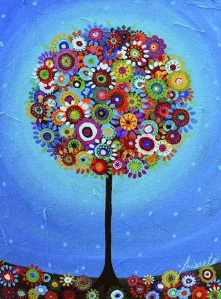 Framed Rossmoor's Tree Of Life Print