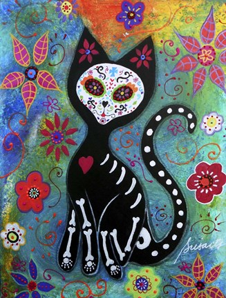 Framed El Gato Cat Print