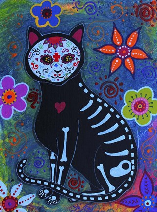 Framed Tall El Gato Print