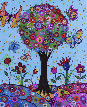 Framed Eyah's Alberro Dela Vita Print