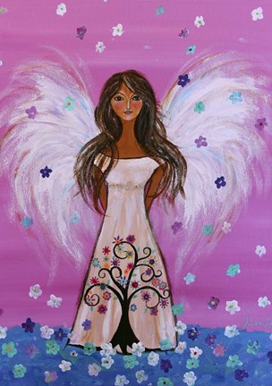 Framed Maddie's Guardian Angel Print