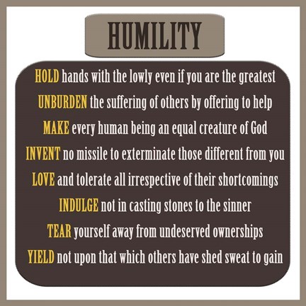 Framed Humility Print