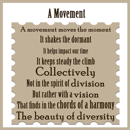 Framed Movement Print