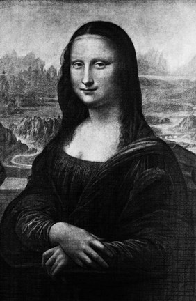 Framed Leonardo Da Vinci'S Mona Lisa 16Th Century Painting Print