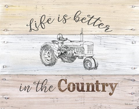 Framed Farmhouse I Print