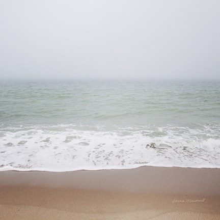 Framed Walk on the Beach Print