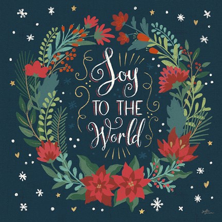 Framed Christmas Bloom II Print