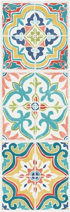 Framed Colorful Journey VI Print