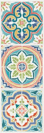 Framed Colorful Journey VII Print