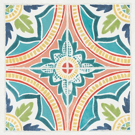 Framed Colorful Journey VIII Print