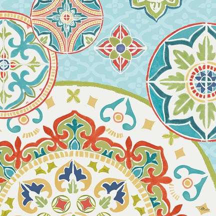 Framed Colorful Journey III Print