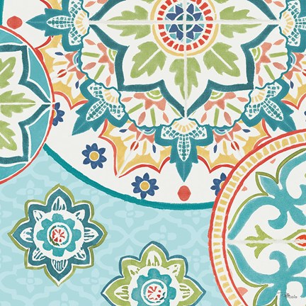 Framed Colorful Journey II Print