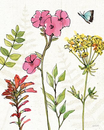 Framed Simply Petals VI Print