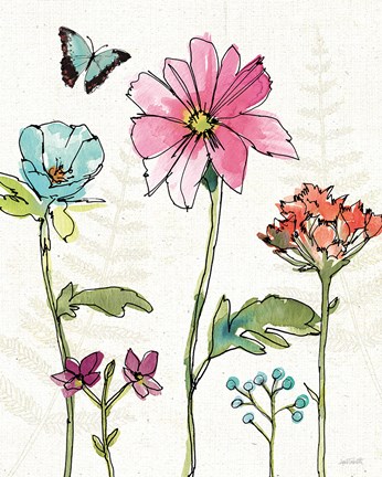 Framed Simply Petals VII Print