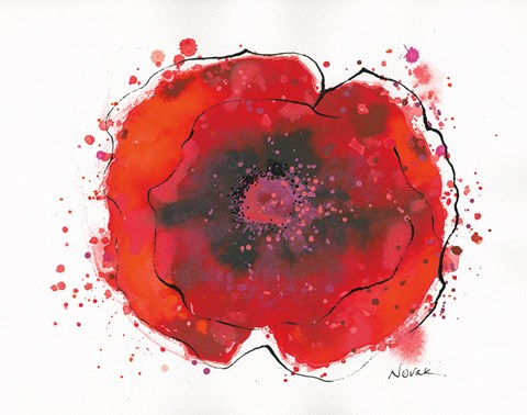 Framed Splash VI Print