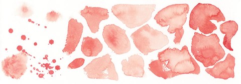 Framed Watercolor Stones VI Print