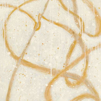 Framed Another Snowy Day Gold Print