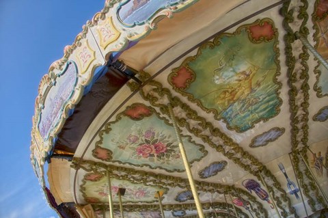 Framed Nautical Carousel Of  Saint-Malo Print