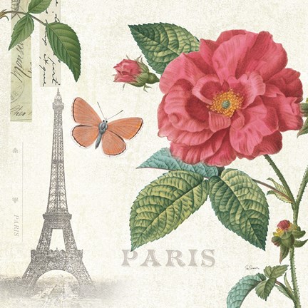 Framed Paris Arbor III Print