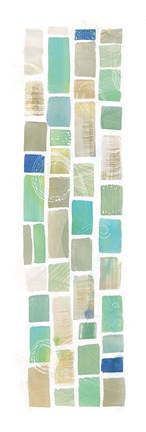 Framed High Windows II Blue Print