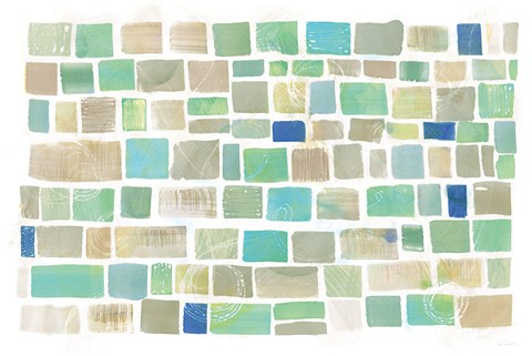 Framed High Windows I Blue Print