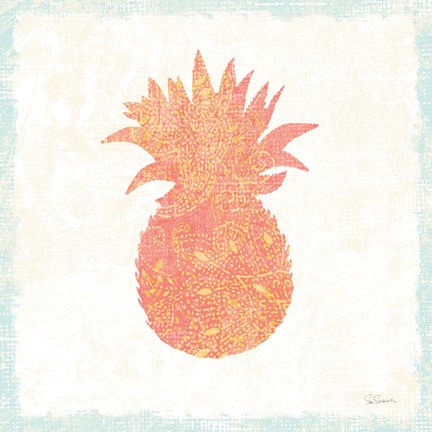 Framed Flamingo Tropicale X Pink and Orange Print