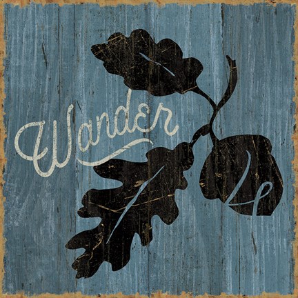 Framed Lake Lodge XI Blue Print