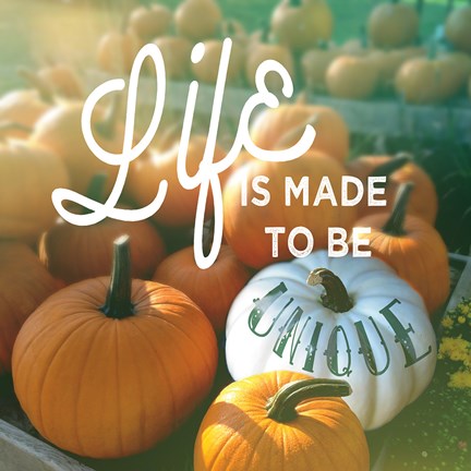 Framed Life is Unique Print