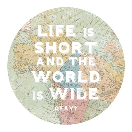 Framed Hemisphere IV Print