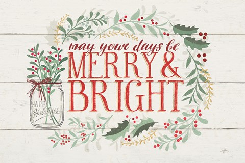 Framed Seasons Greetings I Print