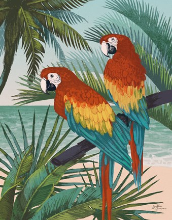 Framed Welcome to Paradise X Print