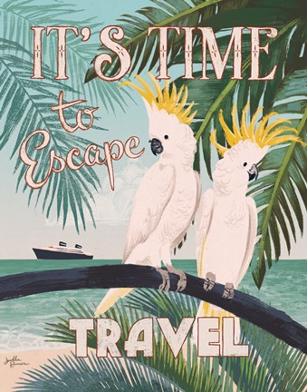 Framed Welcome to Paradise IV Print