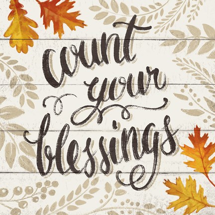 Framed Harvest Delight VII on White Print