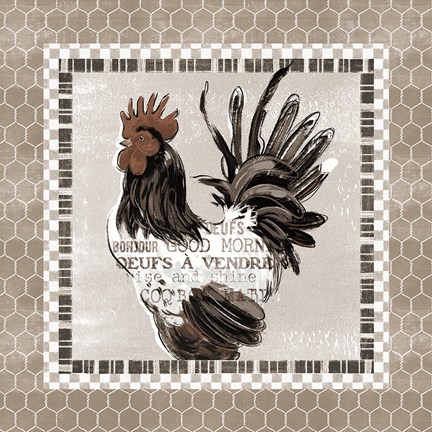 Framed Morning News VII Print