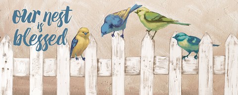 Framed Fly Away IV Blessed Print