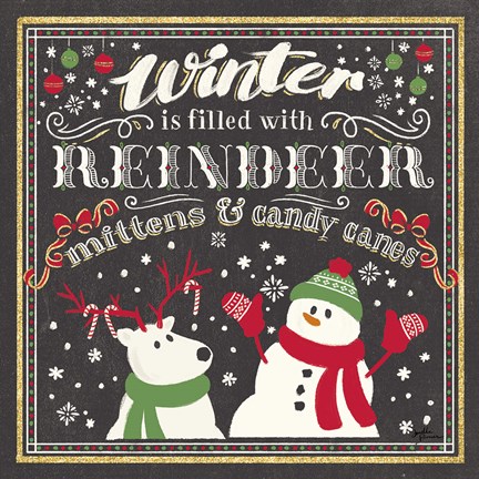 Framed Winter Wonderland I Print